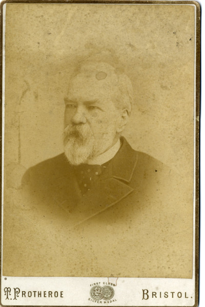 Victorian gentleman in studio portrait