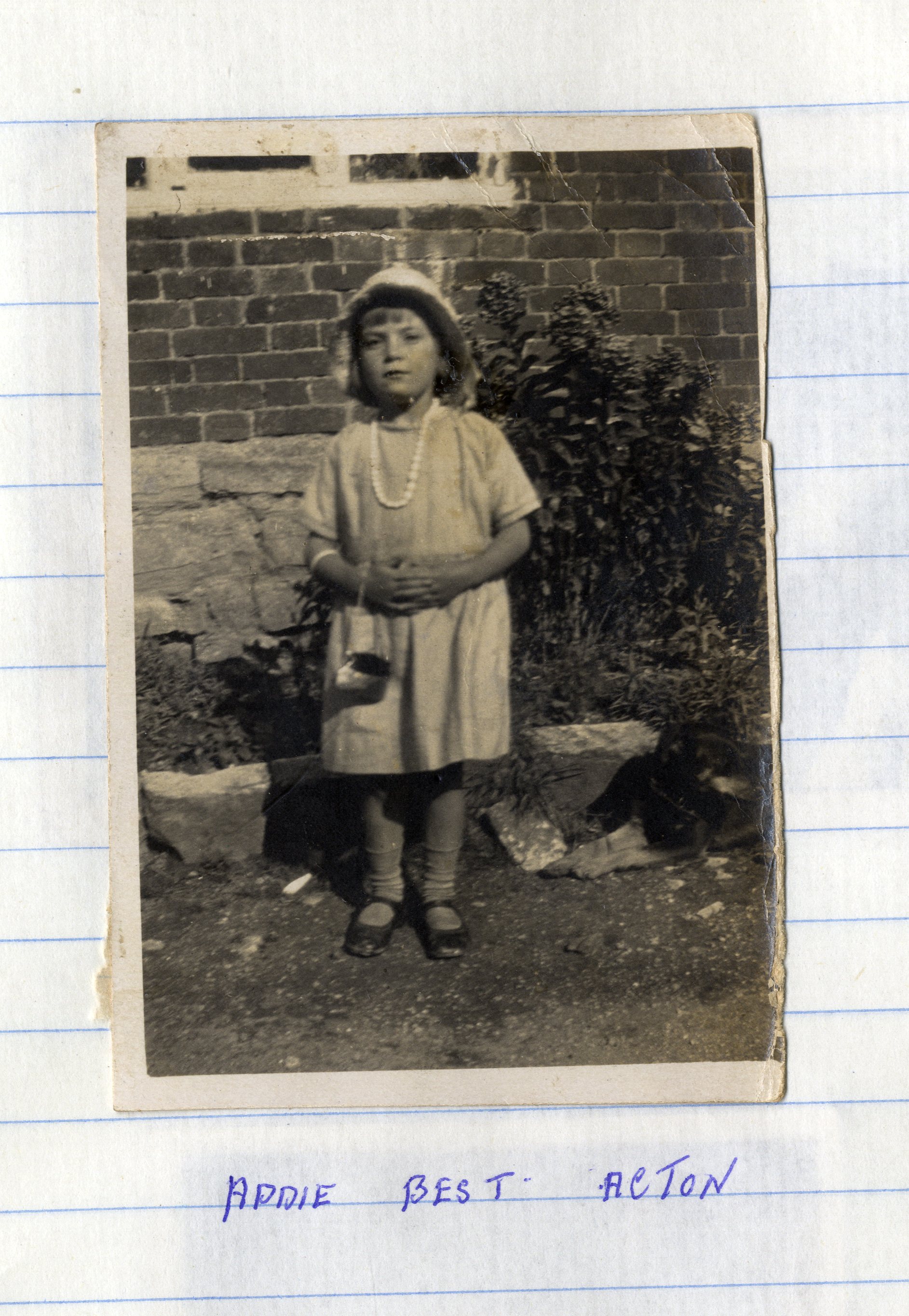 Addie Best  as Child dressed up