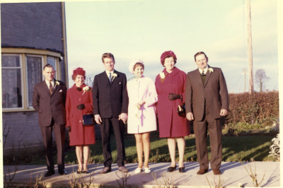 Wedding group - Brian and Betty White