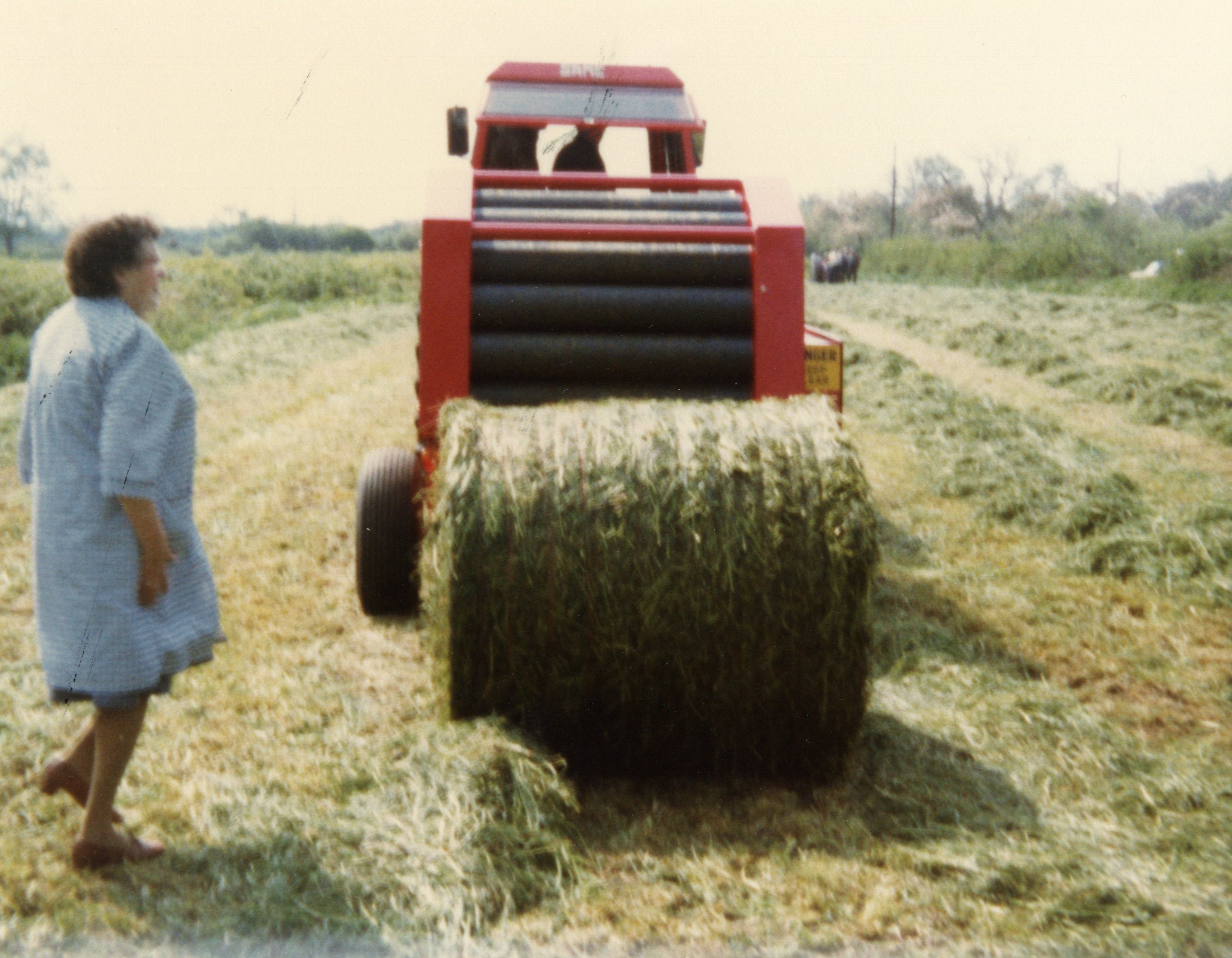 New Baler in action