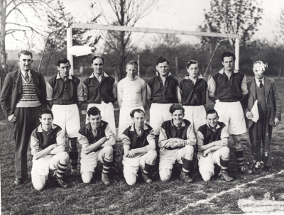 Kingsbury Episcopi Football Team 1952-53 at Martock rec.