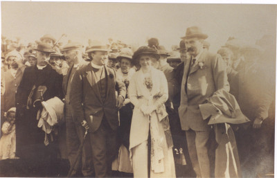 Rev Tuxford & friends in social gathering.