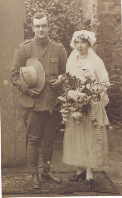 Wedding photo Bessie Duck & Jack Bambury