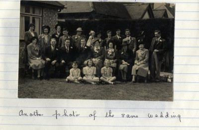 Family wedding photo