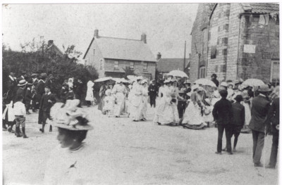 May Festival Parade at top of Church Street.