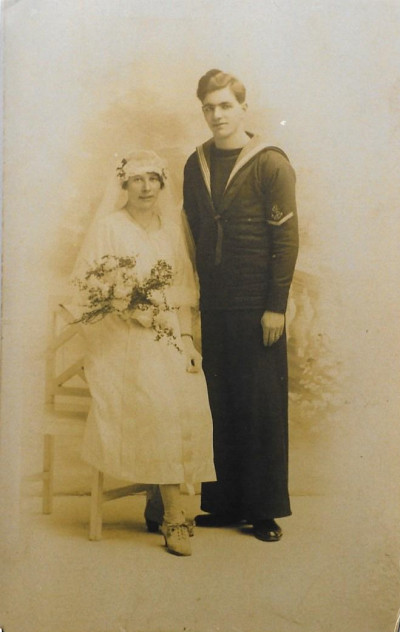 Sailor and bride